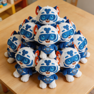 Peluche personnalisée à partir d'un <span class=keywords><strong>dessin</strong></span>, fabricant de poupées en peluche OEM, animal en peluche personnalisé - Product Image 4