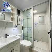 Maison préfabriquée mobile extensible en conteneur de 40 pieds, 20 pieds, 30 pieds, normes locales, cuisine extérieure, appartement pour grand-mère