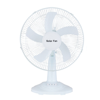 Ventilateur de table solaire rechargeable à usage domestique, alimenté par énergie solaire
