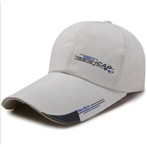 Curva largo Bill Logotipo de impresión Blanco y Negro Tapa de deportes - Product Image 6