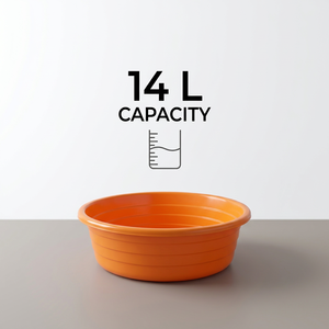 Factory Direct Wholesale High Quality Stackable Modern Round Plastic Basin PP Material 36cm Head & <b>Foot</b> <b>Wash</b> Basin - Product Image 3