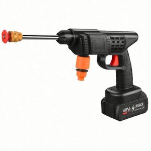 Laveuse de voiture portable haute pression Ama-zonCar 2025, machine de nettoyage électrique sans fil 21Vh, pistolet pulvérisateur à batterie lithium 300W, tuyau de 5m - Product Image 2