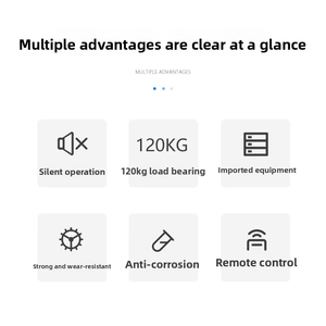 Hiện Đại Điện Điều Khiển Từ Xa Đu Tự Động Cửa Mở Windproof Kiểm Soát Truy Cập Đơn Vị Cho Sân Bên Mở Nhôm - Product Image 5