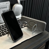 Coque de téléphone magnétique à pivot diamanté pour iPhone 16 15 14 13 12 ProMax 16 15 14 Plus avec protection d'objectif plaqué