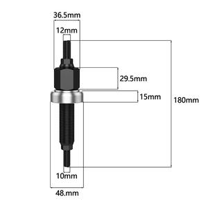 Perno <span class=keywords><strong>de</strong></span> Instalación del Amortiguador <span class=keywords><strong>de</strong></span> Vibraciones para 66515, Herramienta <span class=keywords><strong>de</strong></span> Instalación Compatible con Cigüeñales SBC y <span class=keywords><strong>BB</strong></span> <span class=keywords><strong>de</strong></span> Chevy - Product Image 6