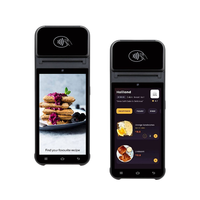 5.5 pouces Android13 Smart POS Mobile prend en charge l'impression thermique 58mm et la collection NFC avec connectivité Bluetooth et USB
