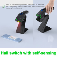 Escáner de Código de Barras Inalámbrico 2D Xincode, Nuevo Producto de Fábrica, con Soporte, Detección Automática, para Supermercados, Puntos de Venta, Tiendas Minoristas, CE, FCC, OEM, ODM
