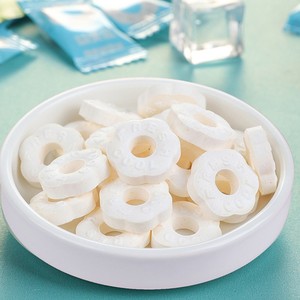 Caramelos a granel con sabor a frutas y sal marina, dulces en forma de círculo, tabletas refrescantes bucales para recepciones empresariales - Product Image 3