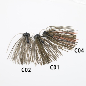 เหยื่อ<span class=keywords><strong>ตก</strong></span><span class=keywords><strong>ปลา</strong></span>เบสคุณภาพสูงแบบขายส่ง เหยื่อทรงฟุตบอลทังสเตนระดับมืออาชีพ พร้อมกระโปรงซิลิโคน - Product Image 2