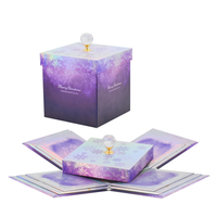 Boîte à surprise en carton personnalisée, boîte à explosion pour la Saint-Valentin, cadeau DIY, boîte à surprise pour Noël, boîte à explosion pour un cadeau surprise