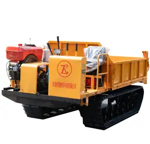 Hunan Plum – petit transporteur à chenilles Diesel à chargement automatique 3 tonnes pour la Plantation de palmiers