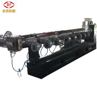 Granulateur extrudeur à vis simple YONGJIE pour recyclage de plastique HDPE avec moteur, production de 100-200 kg/h
