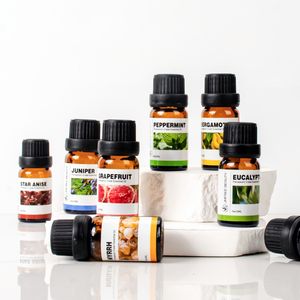 JMFREE 10ml 18 Fragancia Humidificador de aire y difusores Aromaterapia 100% Aceites esenciales de hierba de limón de árbol de té de lavanda natural - Product Image 2