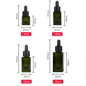 Envase de Lujo para Cosméticos Eric, Botella de Vidrio Curva con Gotero para Aceites Esenciales de 5 ml, 15 ml, 30 ml y 50 ml - Product Image 3