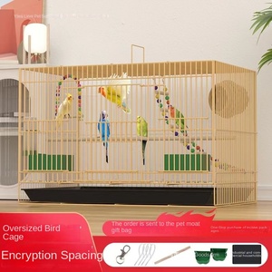 2023 amélioré Xuan Feng Starling crypté métal pliant cage à oiseaux perroquet caisse avec livraison gratuite sortie d'usine - Product Image 2