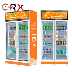 Máquina expendedora inteligente de nevera de nuevo estilo Máquina Expendedora de bebidas mixtas refrigeradas de dos puertas - Product Image 6