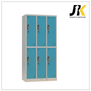 Vente en gros d'armoire en acier à 6 portes <span class=keywords><strong>casier</strong></span> <span class=keywords><strong>connecté</strong></span> à plusieurs compartiments <span class=keywords><strong>casier</strong></span> de salon sécurité école de gymnastique <span class=keywords><strong>casier</strong></span> en acier avec serrure à clé - Product Image 2