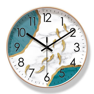 עיצוב הבית מודרני נורדית יוקרה דיגיטלי 3D יצירתי שעון קיר - Product Image 6