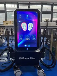 Mesin stimulator otot profesional Emszero 6500w ems vertikal, mesin pahat Emslim neo