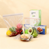 Herbruikbare, voedselveilige plastic zakken met ziplock sluiting voor dagelijks gebruik