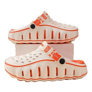 <b>Men's</b> thick-soled Sandals Thick Sole Breathable <b>Clogs</b> <b>Men</b> Slip On Hollow Cutout Casual Walking Footwear Great City Wandering - Product Image 4