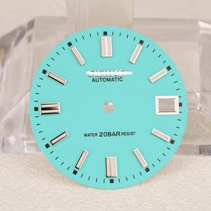 Nuevo modelo NH35 con esfera sin calendario, registro de buceo de acero inoxidable luminoso azul-verde C3, modificado a NH36 - Product Image 2