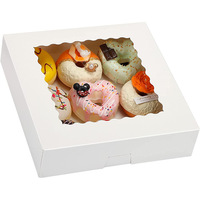 Fenêtre recyclable Design Paper Cake Box pour boulangerie vente en gros