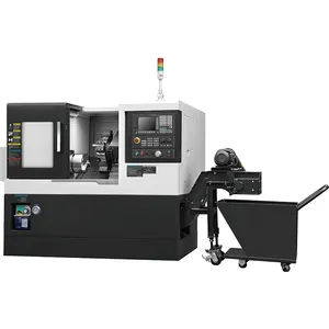 Fresadora hidráulica de escritorio, torreta multiusos, torno de Metal CNC, torneado, mecanizado de Servicio Ligero, husillo único Siemens