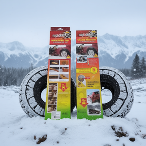 Chaînes antidérapantes taille L, lot de 5, pour pneus de voiture, utilisation hivernale - Product Image 3