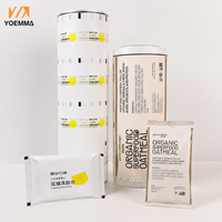 Rouleau d'emballage imprimé laminé, film d'emballage flexible, rouleau de film laminé en aluminium pour bonbons et snacks