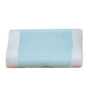 自定义徽标记忆泡沫填充睡眠枕头自定义颜色冷却凝胶颈部枕头