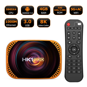 Xách tay G31 MP2 GPU Bộ vi xử lý HK1 rbox X4 4k Set Top Box 2.4G/5G Wifi thông minh tv box với 4GB DDR3 RAM - Product Image 6