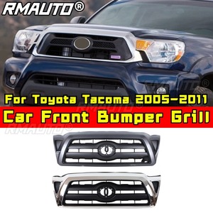 Grille de pare-chocs avant de voiture, grilles de course, calandre pour Toyota Tacoma 2005-2011, kit carrosserie, accessoires automobiles - Product Image 2