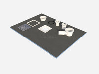 Receveur de douche LUX Industrial XPS en polystyrène, design européen, modèle LUX-ST, garantie de plus de 5 ans