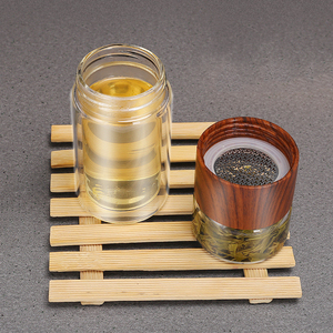 Bouteille <span class=keywords><strong>à</strong></span> thé en <span class=keywords><strong>verre</strong></span> CHUFENG, nouvelle conception <span class=keywords><strong>à</strong></span> double couche, séparation <span class=keywords><strong>eau</strong></span>-thé - Product Image 2