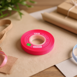 Nastri Rosso Rosa da 1,5 cm, 15 Yards - Product Image 3