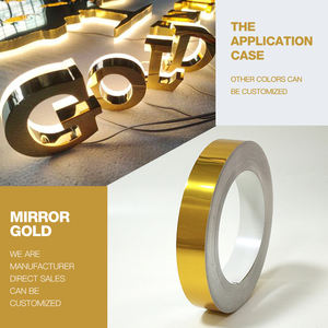 Gran oferta de letras de canal de aluminio con espejo, luz lateral, materiales de letras de canal de aluminio plano - Product Image 4