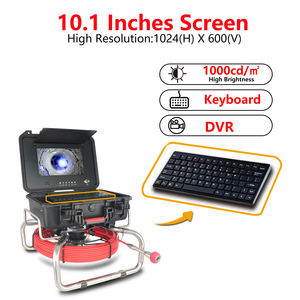 Caméra d'inspection de canalisation portable, industrielle, durable, étanche, auto-nivelante, 7 mm, 15 m, 512 Hz avec localisateur - Product Image 5