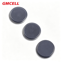 Pile bouton au lithium non rechargeable GMCELL CR2025 3V 160mAh certifiée CE OEM ODM pour clés de voiture et appareils électroménagers