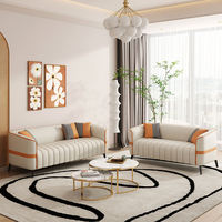 Canapé compact moderne et minimaliste deux/trois places pour petit salon, appartement locatif et réception professionnelle