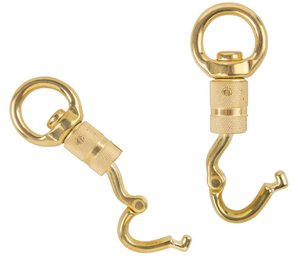 Mousqueton anti-panique robuste en laiton, type vis de verrouillage, pour corde de trelage de <span class=keywords><strong>cheval</strong></span> - Product Image 3