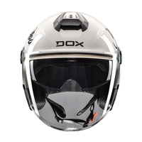 Casque de moto ouvert pour adulte certifié DOT, vintage, à double visière, léger, 3/4, pour la sécurité en moto