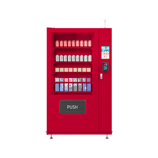 Hot Selling Metal Snack and Drink Vending Machine with Coin Bill Credit Card Payment Options SDK Function CE Certified