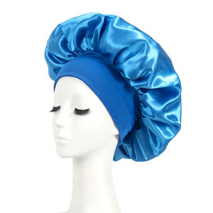 غطاء محرك حريري من الساتان من المصنع بسعر منخفض, غطاء رأس عريض ذو طبقات واحدة للنساء ، تصميم كبير بأسعار مخفضة مع عصابة رأس - Product Image 4