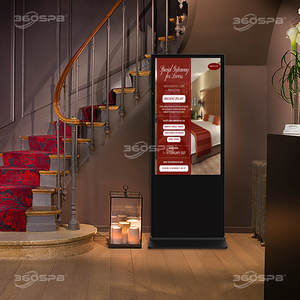 IFS65A 65" Indoor/Outdoor Floor <b>Stand</b> 4K LCD Touchscreen Display SDK Support for Retail Stores Exhibition Halls OEM Available - Product Image 2
