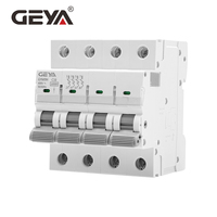 NUEVO GEYA GYM9H Interruptor Automático Magnetotérmico de 4 Polos 10Ka Mini Interruptores Automáticos Eléctricos de 63A Tipos de Interruptores Automáticos 230V 400V