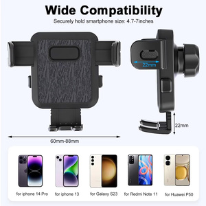 Có thể điều chỉnh chiều cao 360 ° xe gương chiếu hậu điện thoại chủ ABS đa chức năng điện thoại di động cái nôi khung Rear View Gương điện thoại - Product Image 4