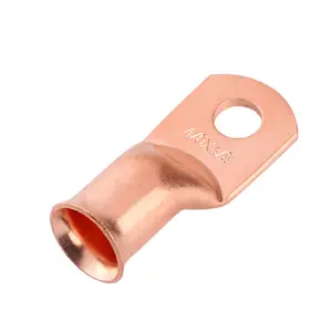 AWG cobre tubo terminal Crimp bateria cabo cobre cobre nariz conexão fio terminal