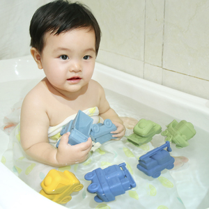 Mới Ra mắt BPA Miễn Phí An Toàn Không Độc Hại Mềm Ép Nổi Silicone Bé Tắm Đồ Chơi Cho 0-48M Trẻ Sơ Sinh Tắm Nước Chơi - Product Image 4