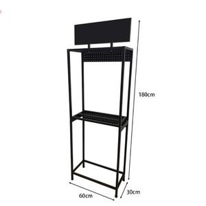 2025 Sober Custom Design Counter Top Extension Stand Hair Product Shop Lockable Metal Wire <b>Wig</b> Hair <b>Display</b> Rack Stand - Product Image 3